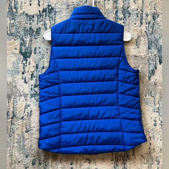 Michael Michael Kors Cobalt Royal Blue Quilted Full Zip Up Vest Sz Small Pockets - Picture 4 of 4